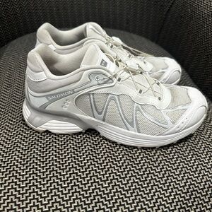 Salomon Women's Gray and White Sneakers